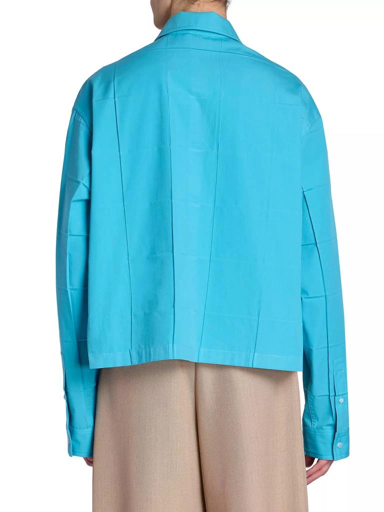 Jacquemus Cotton-Blend Button-Front Shirt 5