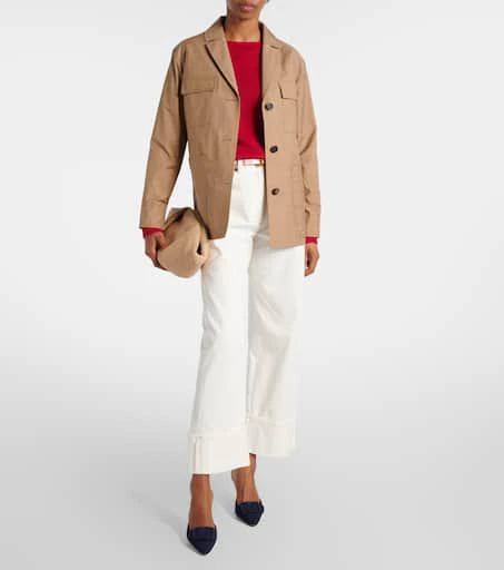 Max Mara Giulia technical cotton-blend twill jacket 2