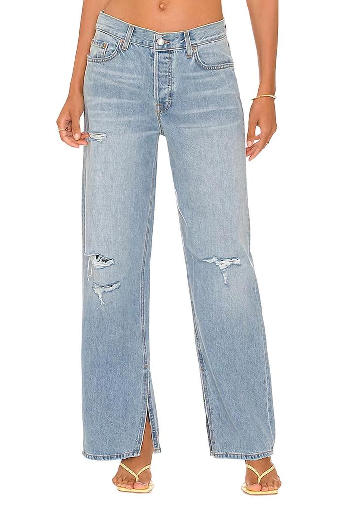 GRLFRND Liya Low Rise Boyfriend Jeans