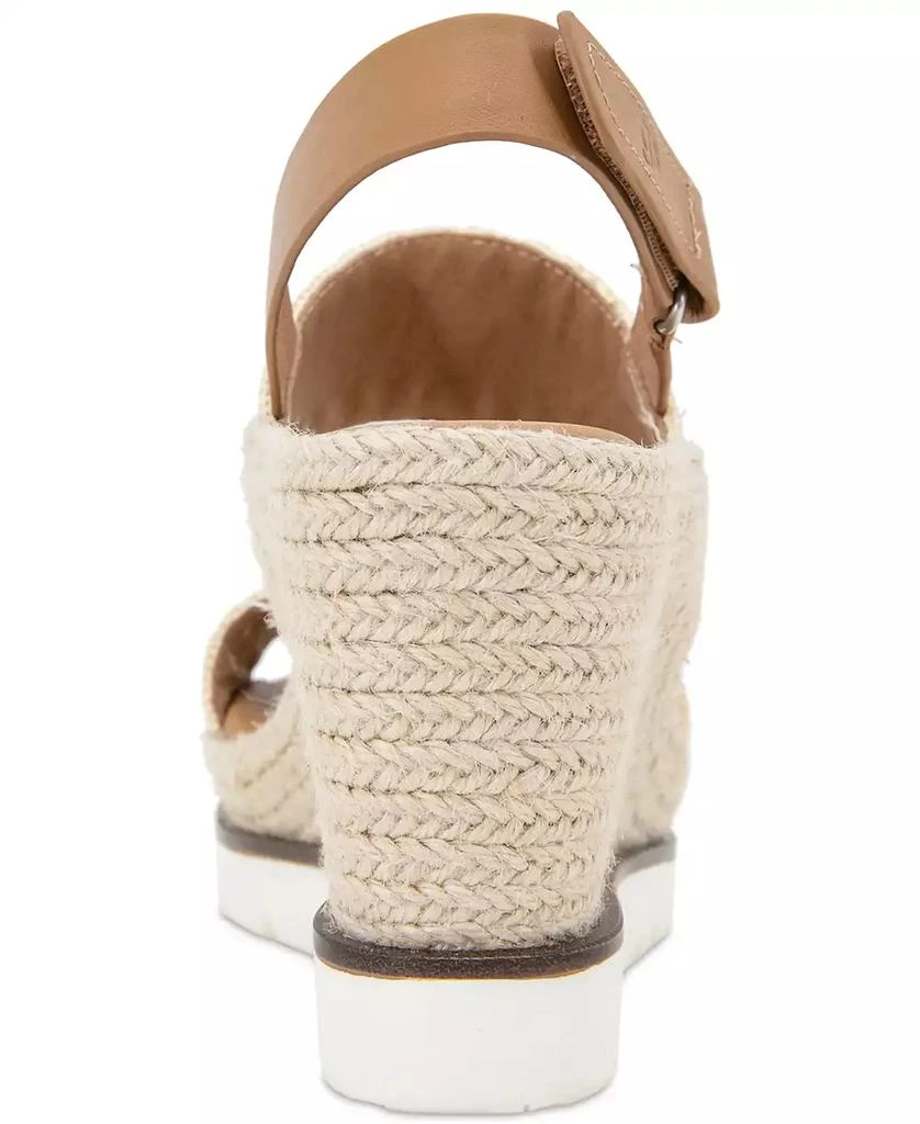 Gentle Souls Women's Evora Stitched-Trim Wedge Sandals 3