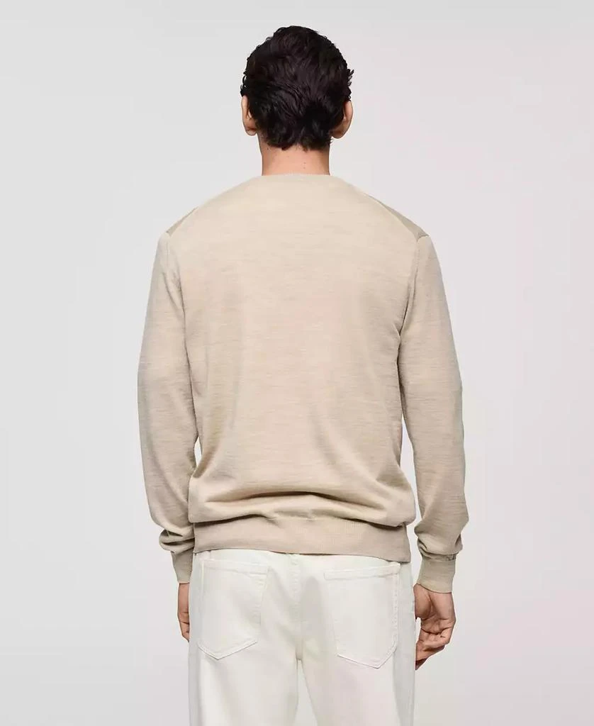 Mango Men's Slim-Fit Merino Wool Sweater 5