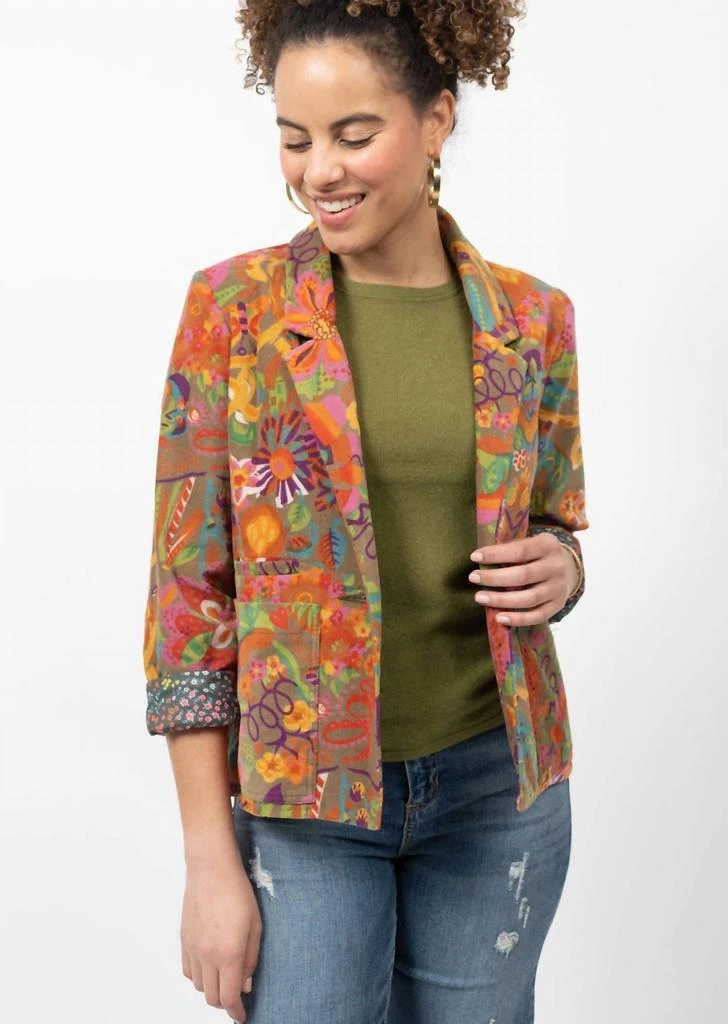 Ivy Jane Ivy Jane - Corduroy Print Jacket 3