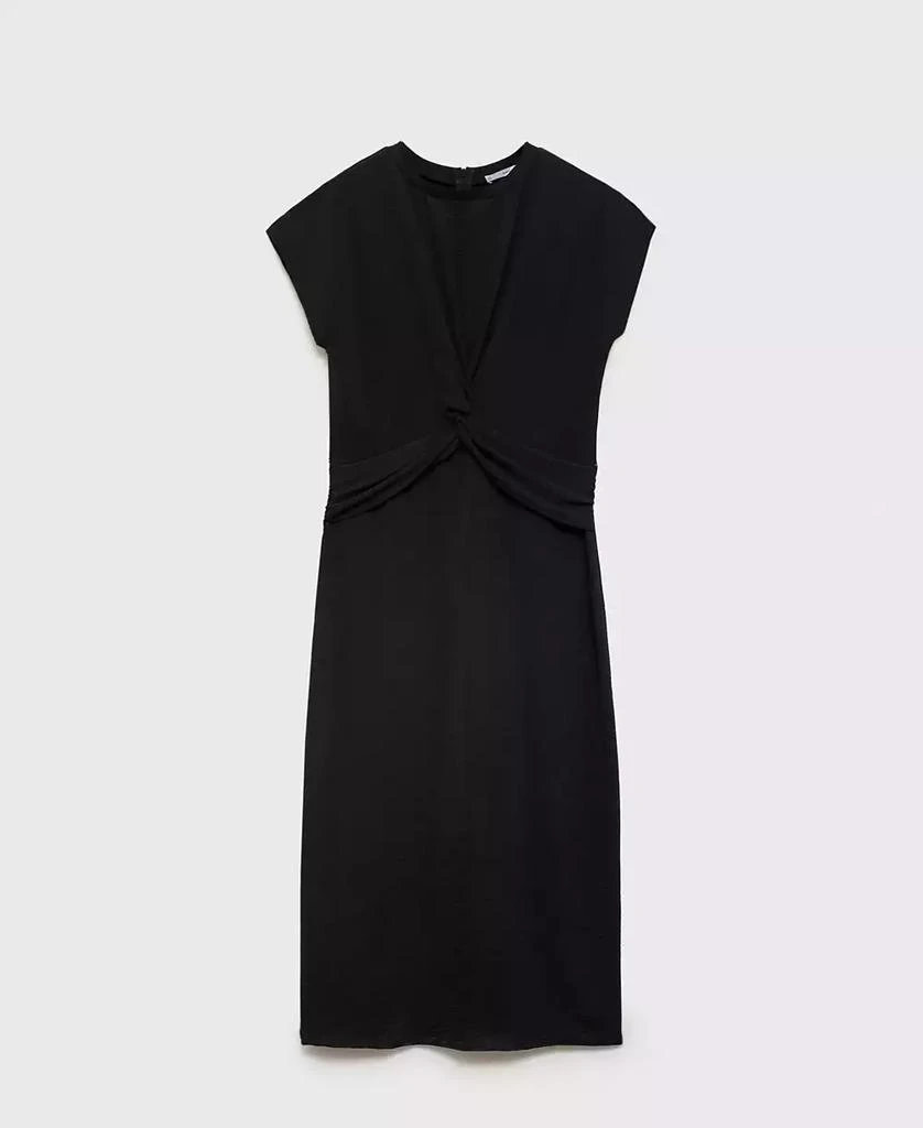 Mango Women's Knot Detail Midi-Dress 3