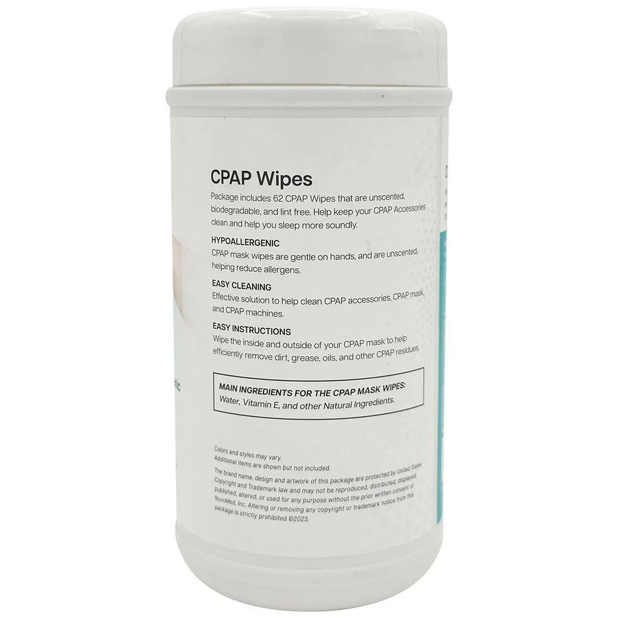 NuvoMed CPAP Wipes Unscented 3