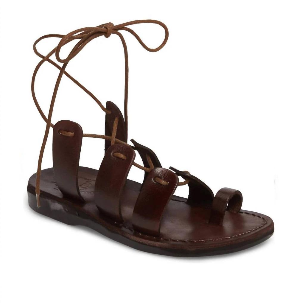 Jerusalem Sandals Women's Leather Lace Up Sandal - Deborah