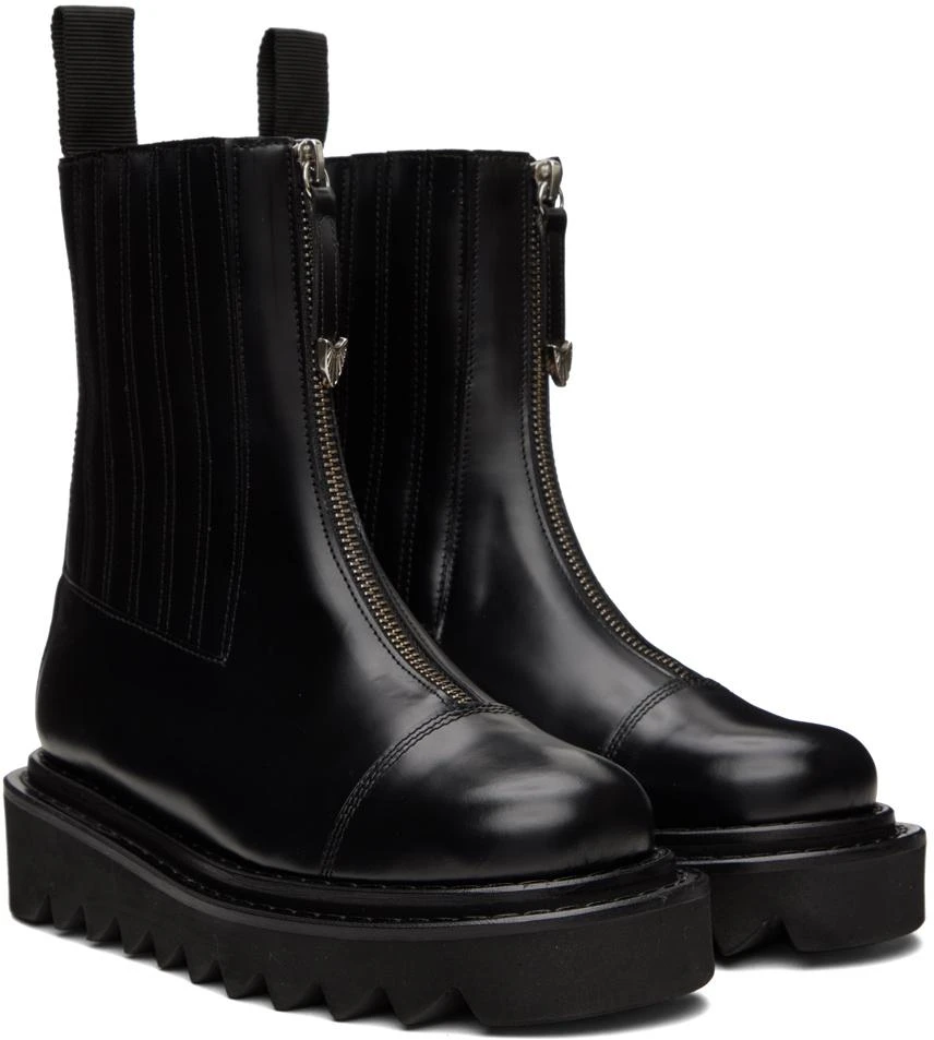 Toga Pulla Black Side Gore Zip Boots 4