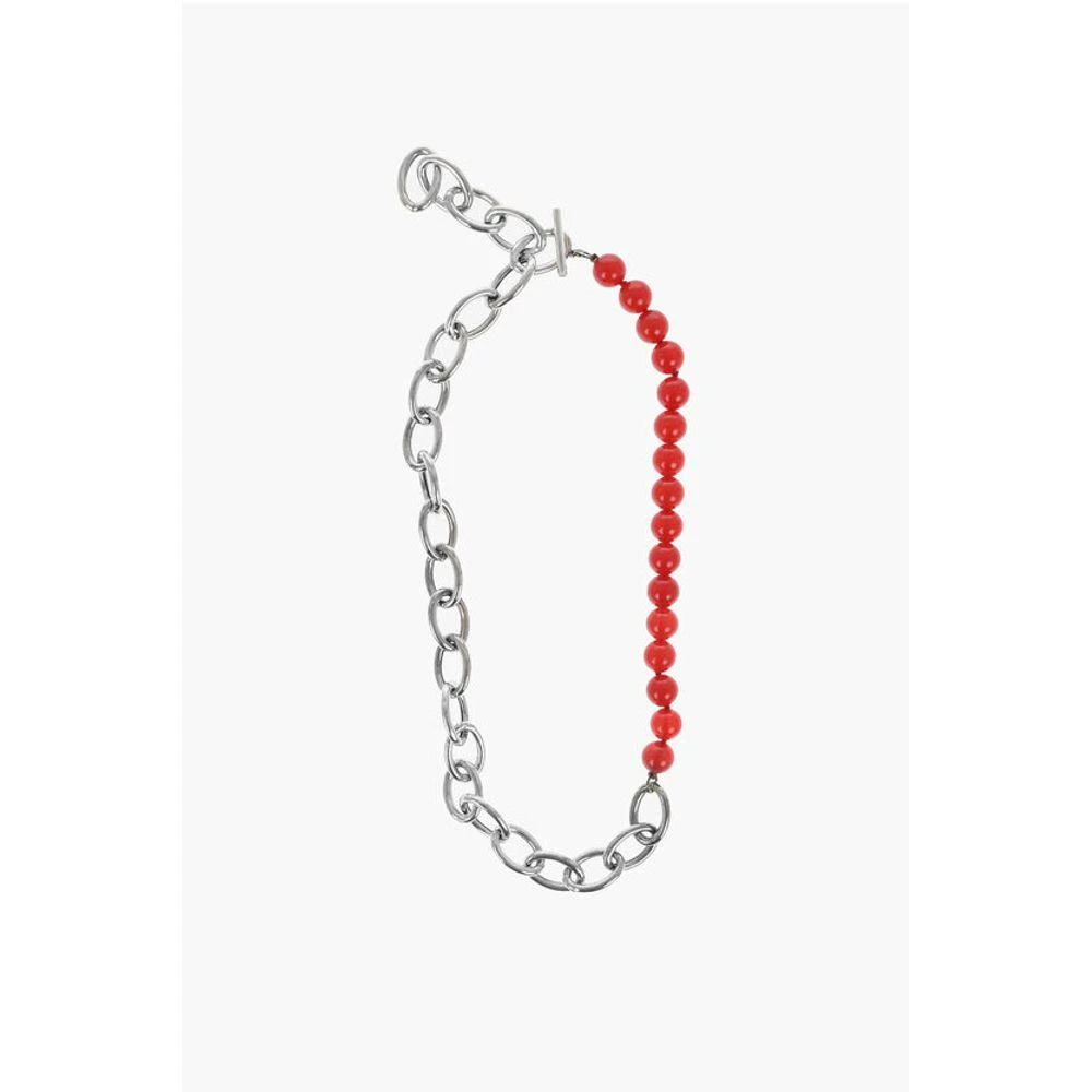 Jil Sander SOLIDITY Chain Necklace with Women's Beads 1