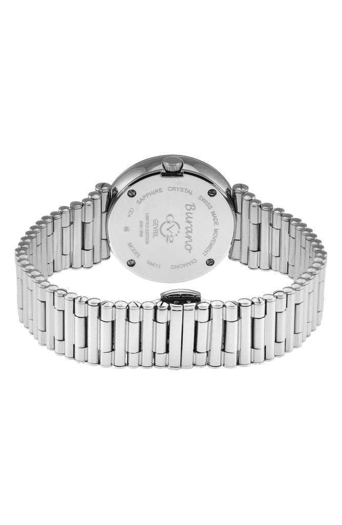 GV2 Burano Diamond Swiss Bracelet Watch, 34mm - 0.005 ctw