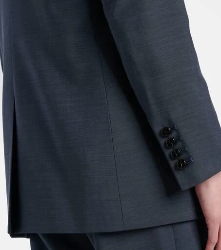 BLAZÉ MILANO Alie double-breasted wool and mohair blazer 5