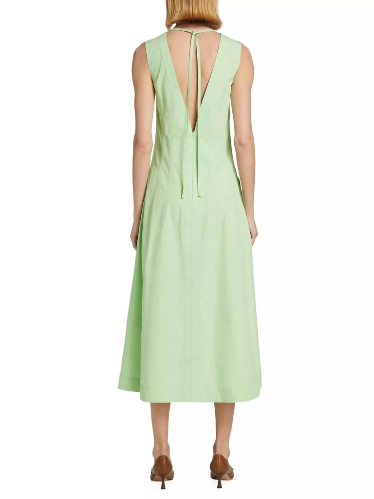 Bottega Veneta Sleeveless Cotton-Blend Midi-Dress 5