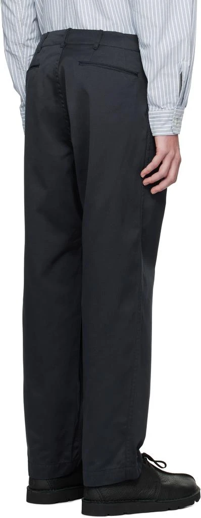 Nanamica Navy Wide Chino Trousers 3