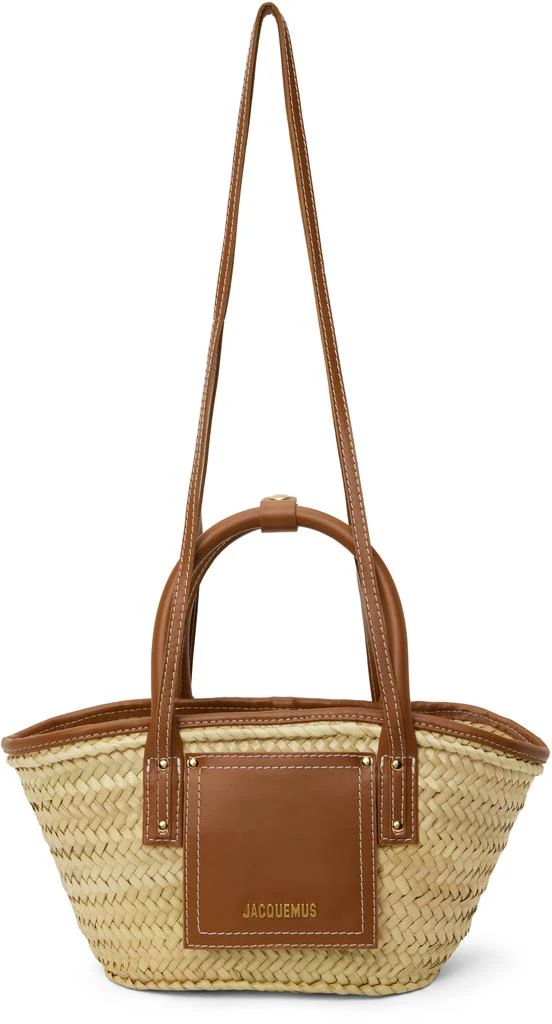Jacquemus Beige & Brown Les Classiques 'The small Soli basket' Tote 1