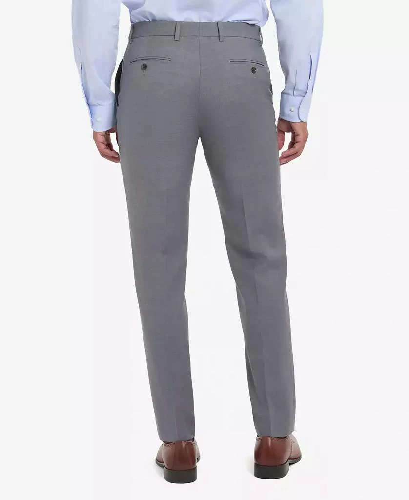 Tommy Hilfiger Men's Solid Pearl Grey Suit Pants 3