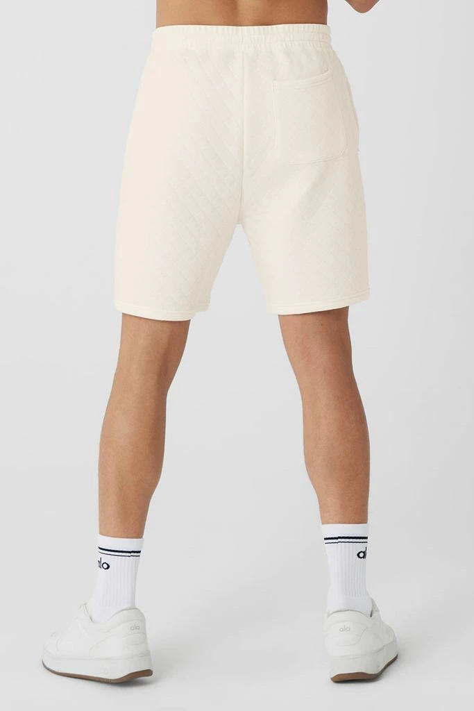 Alo Yoga Quilted Stadium Short - Ivory 2