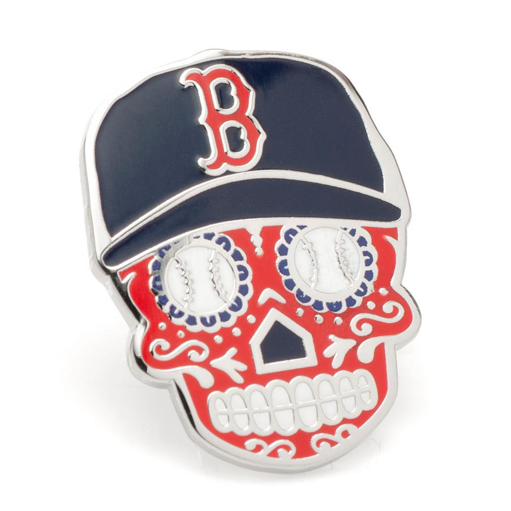 MLB Men's Boston Red Sox Sugar Skull Lapel Pin