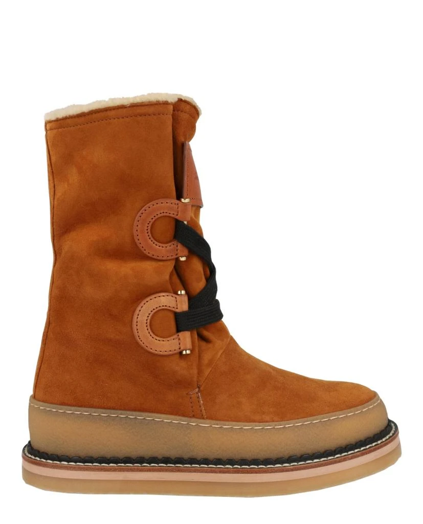 Salvatore Ferragamo Celeno Slouchy Suede Boots