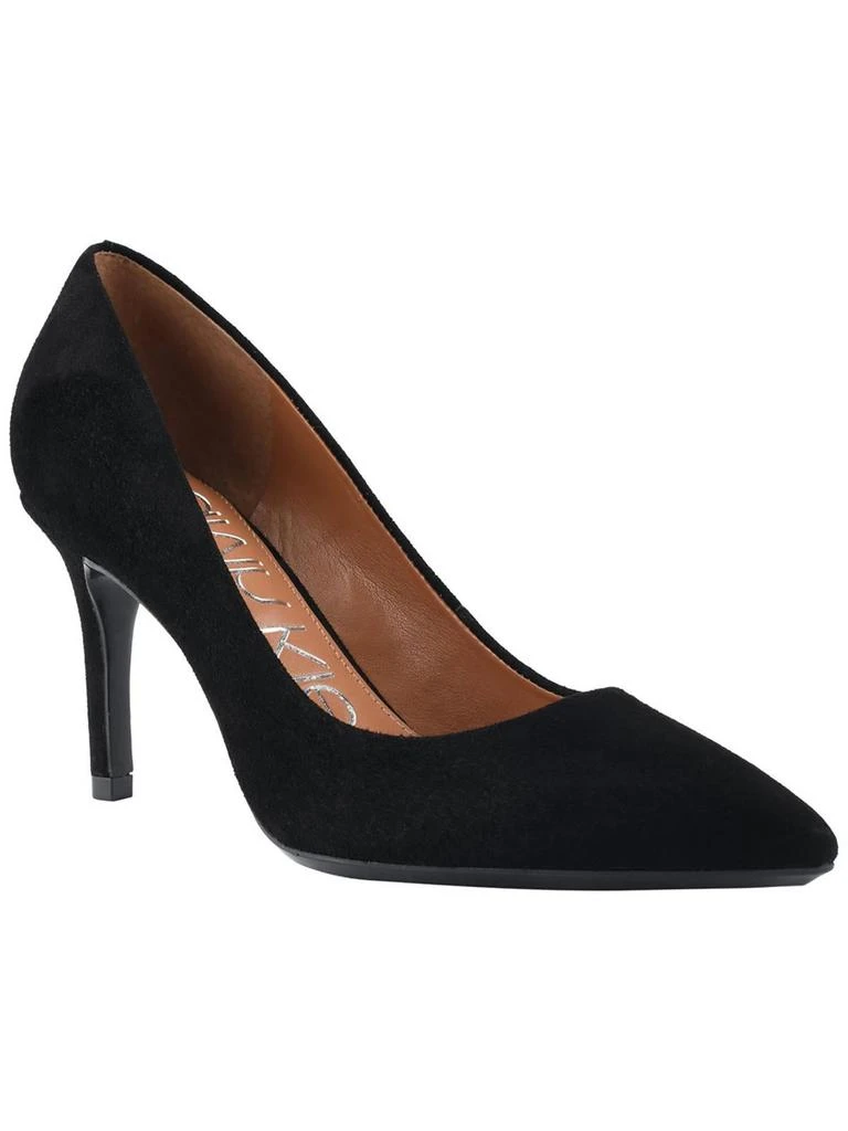Calvin Klein Gayle Womens Leather Pointed Toe Heels 23