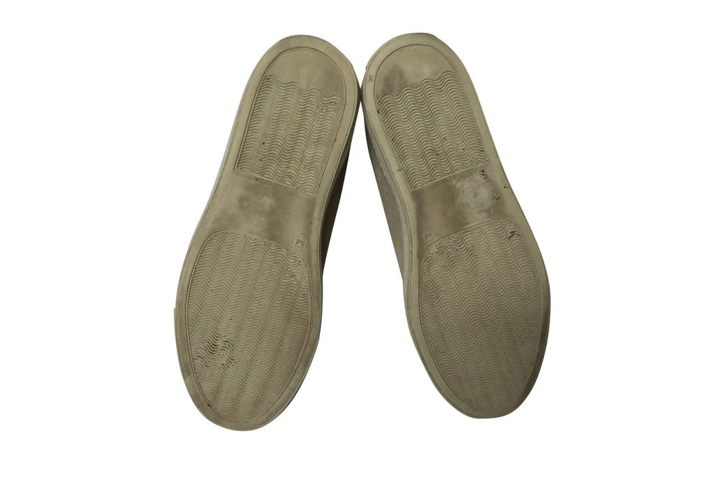 Common Projects Tournament High Top Shearling Sneakers in Grey Suede 5
