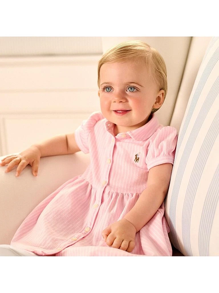 Ralph Lauren Baby Girl's 2-Piece Oxford Shirtdress & Bloomers Set 3