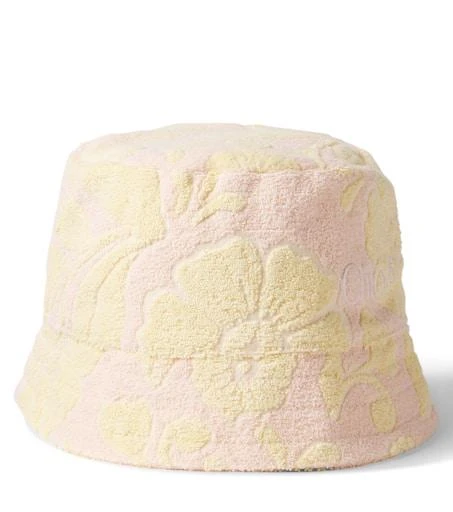 Chloé Floral cotton-blend terry bucket hat