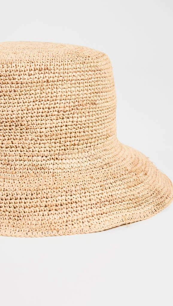 Hat Attack Chic Crochet Straw Bucket Hat 3