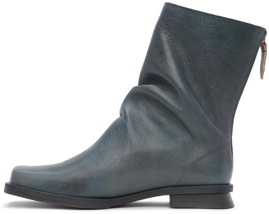 Our Legacy Blue Blunt Boots 3