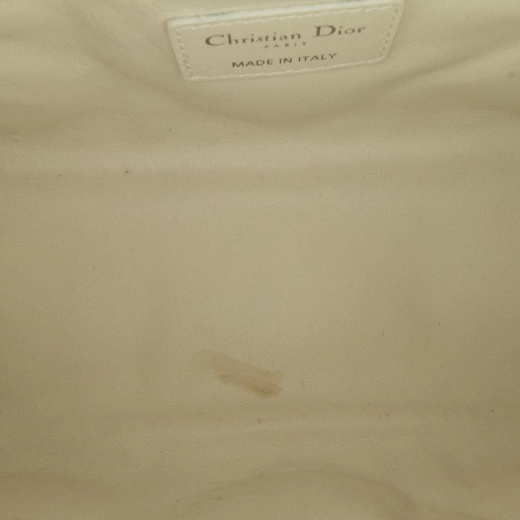 Dior Dior White Calfskin Macro-Cannage DiorTravel Nomad Pouch 5