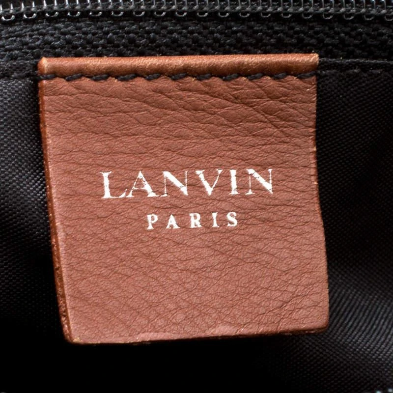 Lanvin Lanvin Brown Leather Shoulder Bag 9
