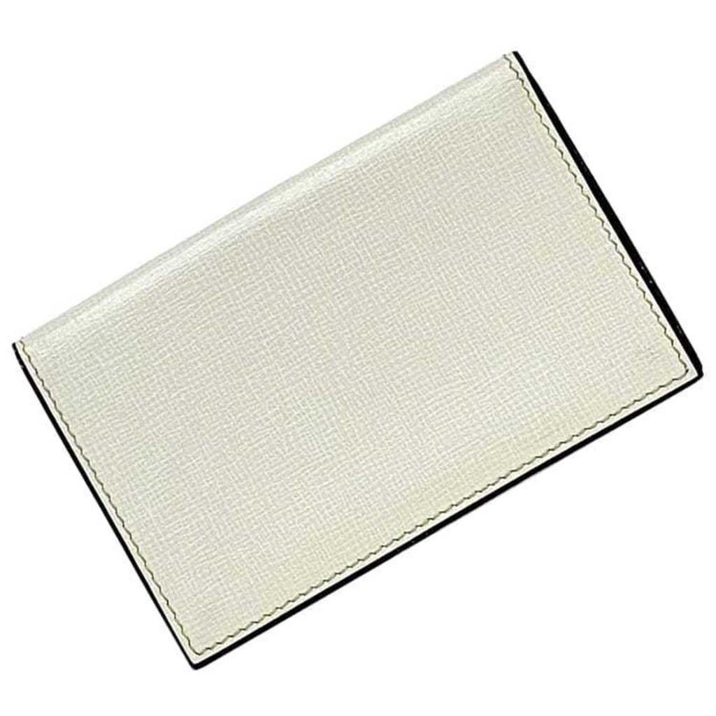 VALEXTRA Leather Business Card Case (Pre-Owned)