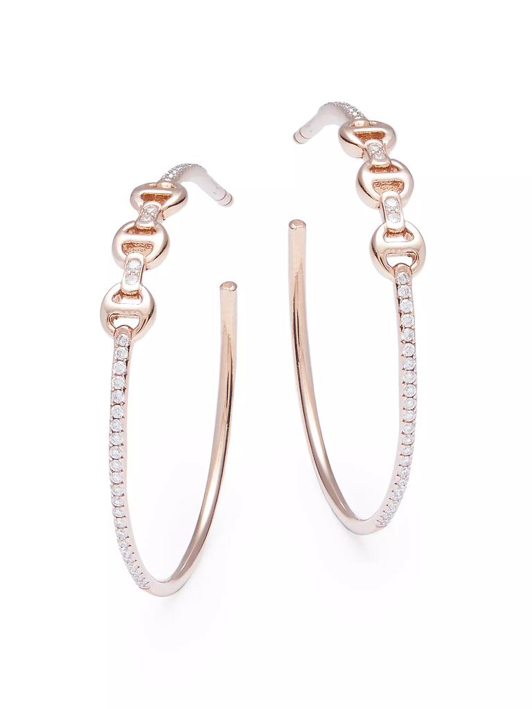 Hoorsenbuhs La Poussette 18K Yellow Gold & Diamond Mini Hoop Earrings