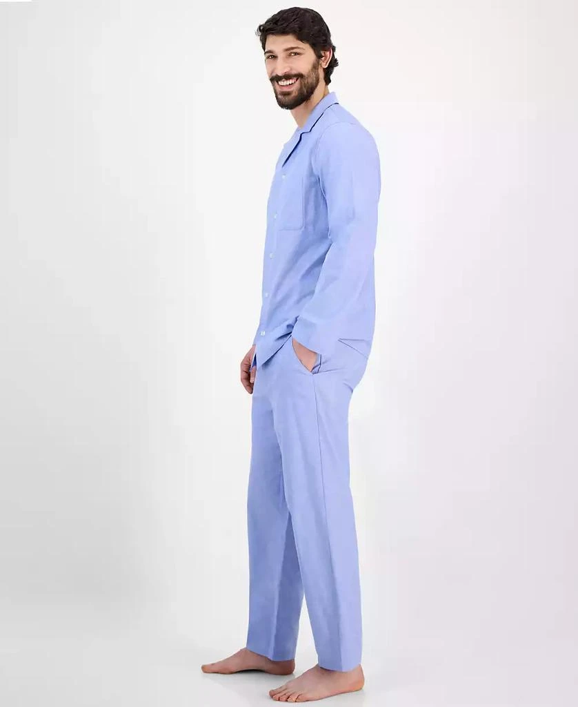 Club Room Men's Oxford Pajama Set, Exclusively at Macy's 2