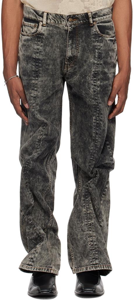 Y/Project SSENSE Exclusive Black Jeans