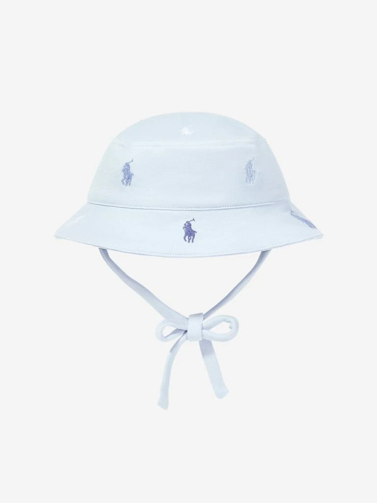 Ralph Lauren Ralph Lauren Baby Boys Logo Sun Hat in Blue