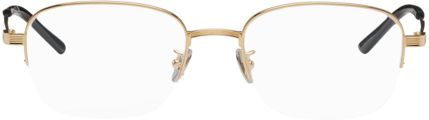 Cartier Gold Rectangular Glasses