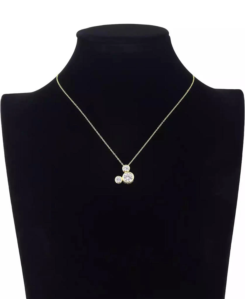 Disney Mickey Mouse Cubic Zirconia Pendant Necklace and Earring Set 4
