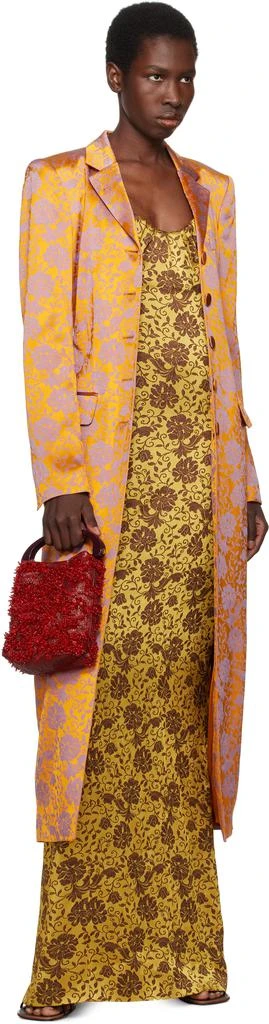 Dries Van Noten Red Micro Leather Bag 4