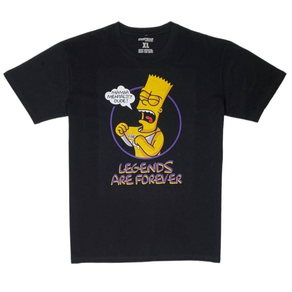 Streetwear Official Men's Legends Are Forever T-Shirt In Black