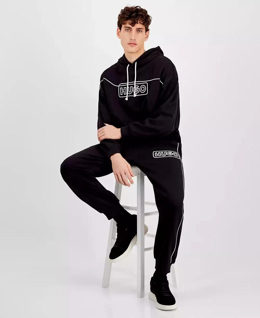 Hugo Boss Men's Noider Relaxed Fit Long Sleeve Logo Hoodie 2