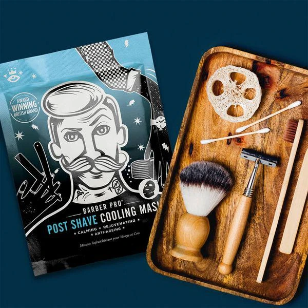 BARBER PRO BARBER PRO Post Shave Cooling Mask with Anti-Ageing Collagen 2