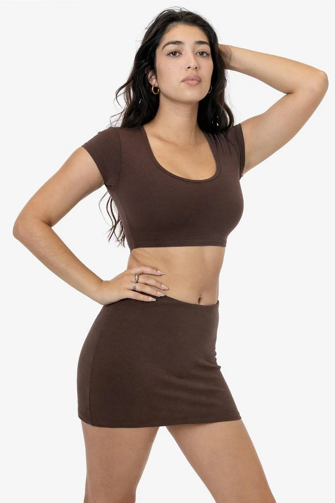 Los Angeles Apparel 8384GD - Garment Dye Mini Tube Skort 4