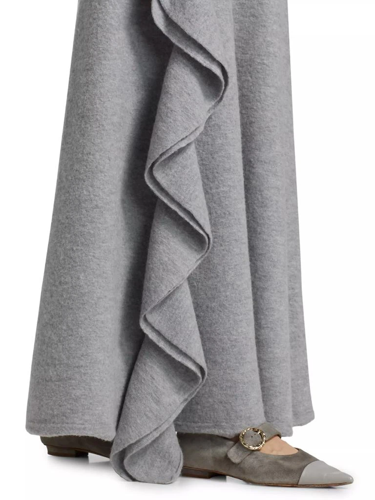 Ulla Johnson Mireya Ruffled Wool Maxi Skirt 6