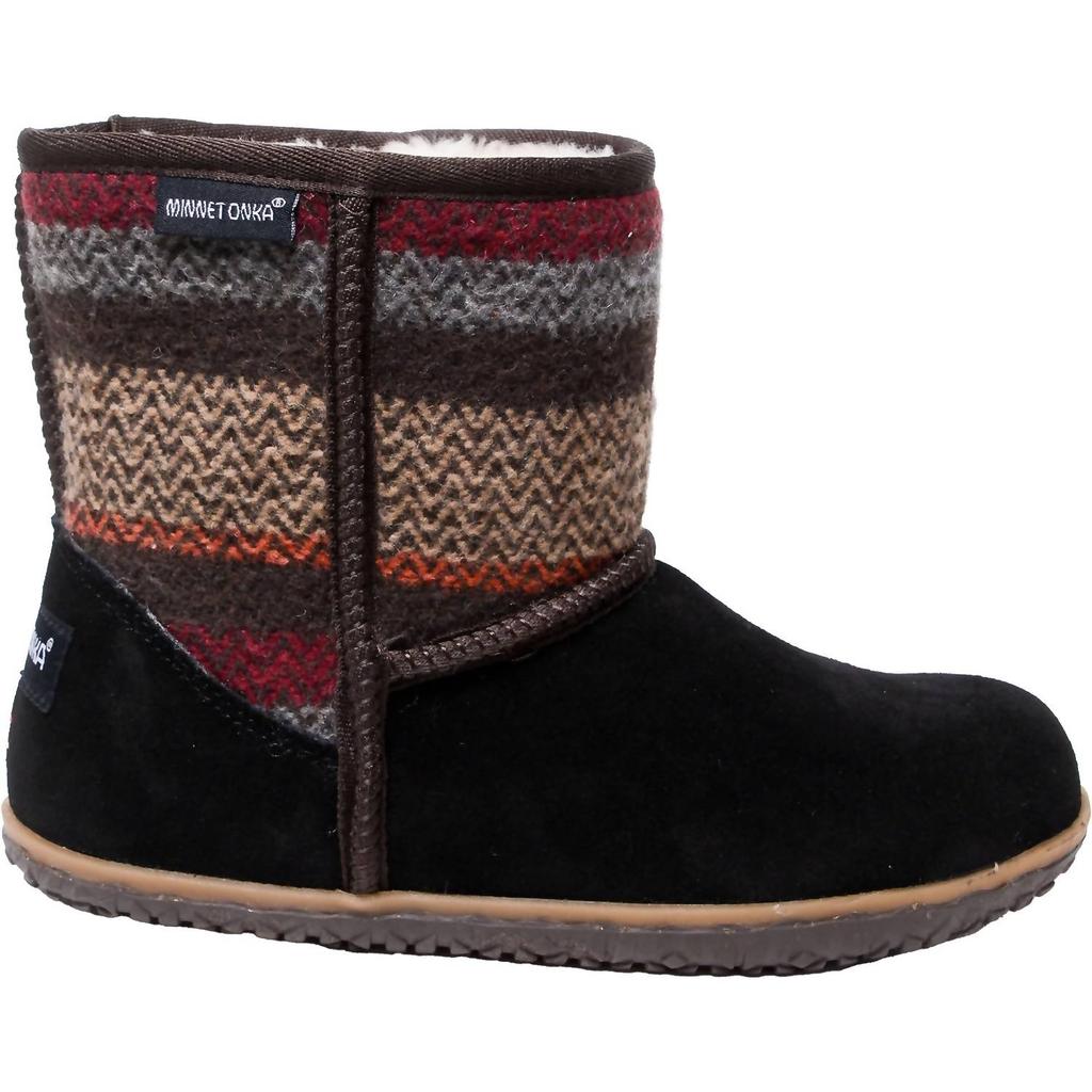 Minnetonka Women's Tali Suede Winater Boots In Black Multi