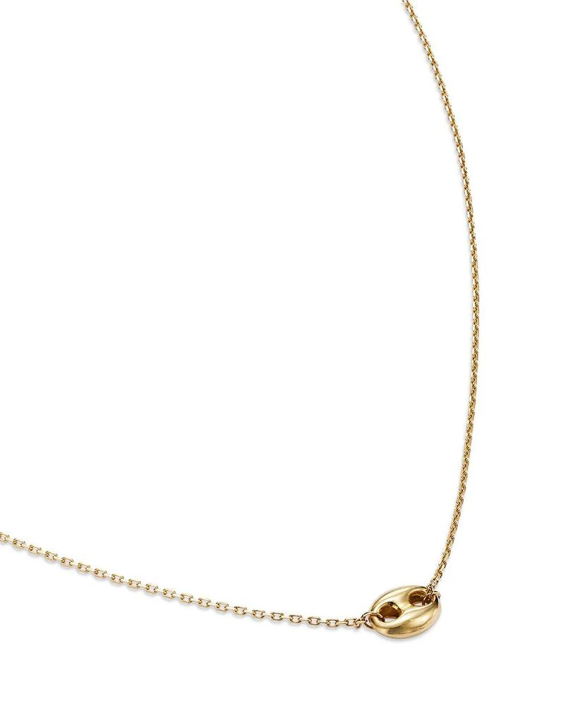 Alberto Amati 14K Yellow Gold Puff Mariner Link Pendant Necklace, 18" 3