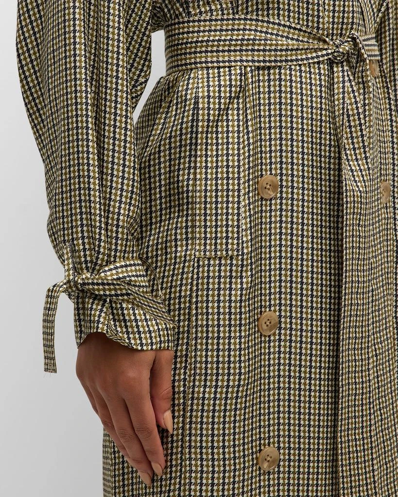 Dorothee Schumacher Checked Coolness Houndstooth Coat Dress 5