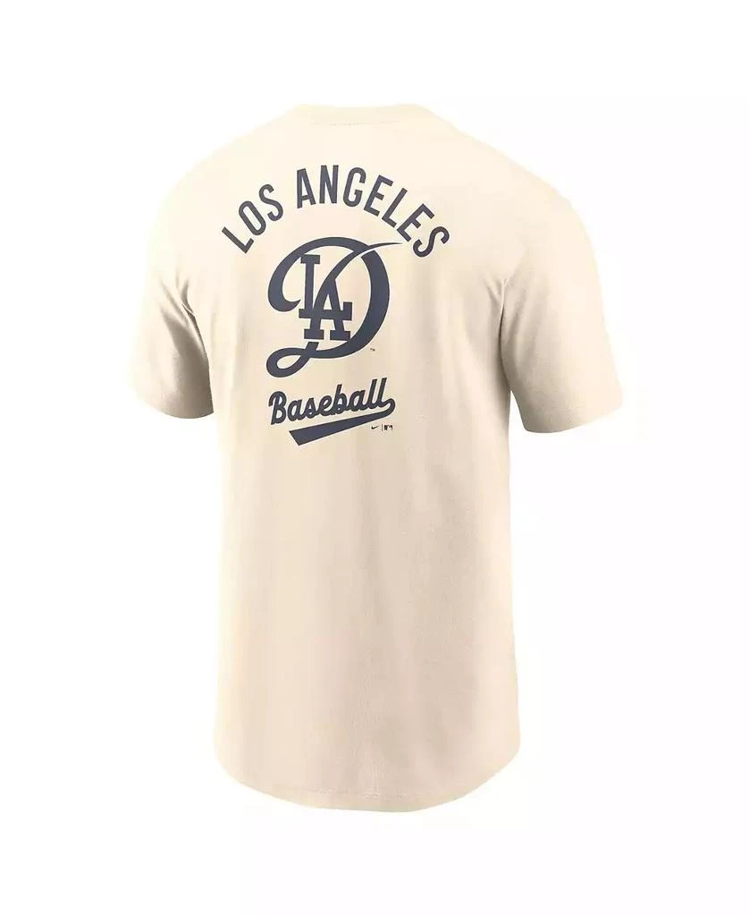 NIKE Men's Cream Los Angeles Dodgers 2025 City Connect T-Shirt 3