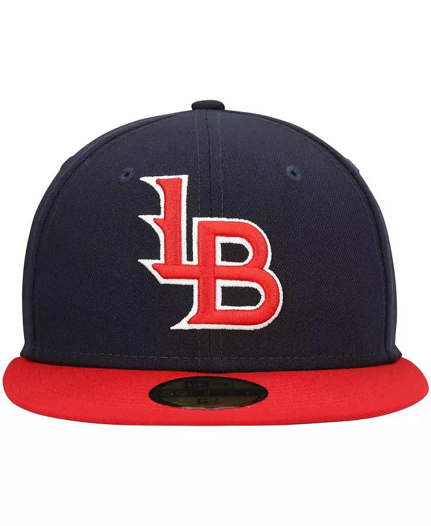 New Era Men's Navy Louisville Bats Authentic Collection Team Alternate 59FIFTY Fitted Hat 3