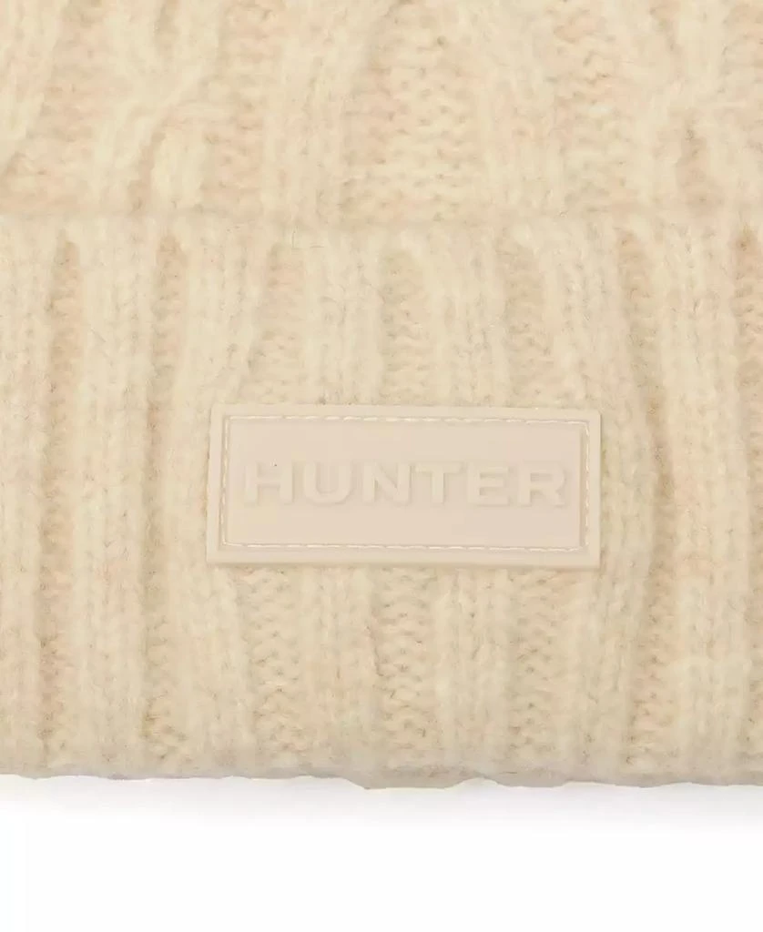 NWT Hunter Cable Knit Beanie with Faux Fur Pom Hunter Women main image 4