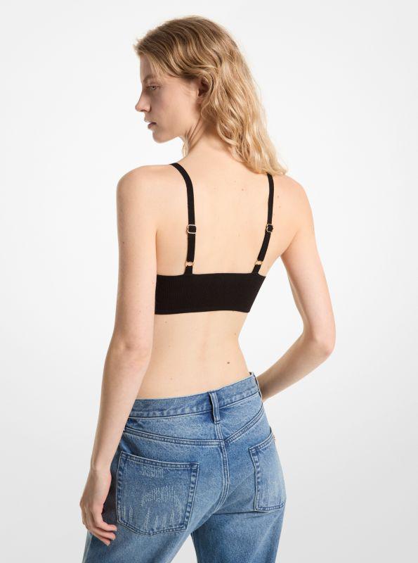 Michael Kors Stretch Knit Bra Top