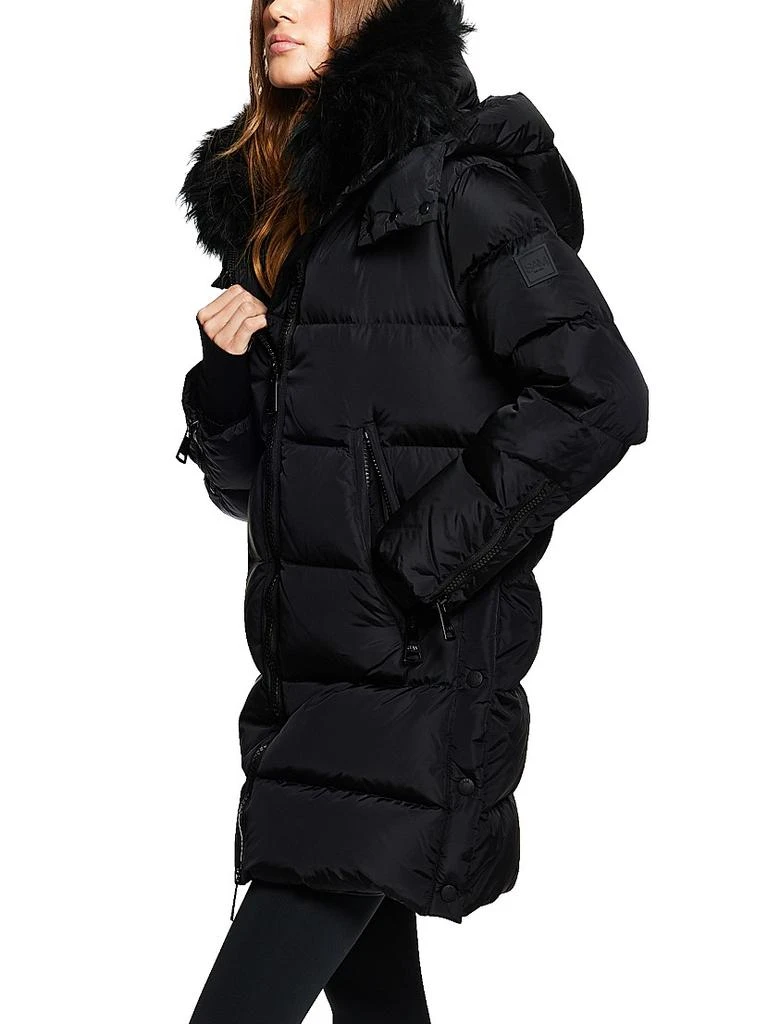 SAM. Addison Shearling-Trimmed Down Coat 6
