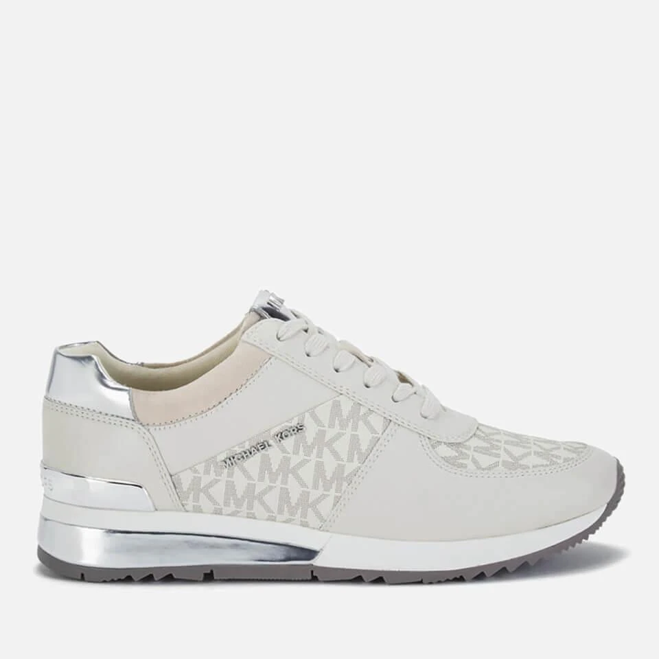 Michael Kors MICHAEL MICHAEL KORS WOMEN'S ALLIE WRAP TRAINERS - VANILLA 1